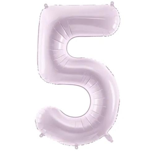 72cm Ljuslila Siffra 5 - L