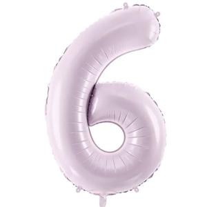 72cm Ljuslila Siffra 6 - L