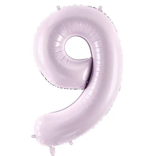72cm Ljuslila Siffra 9 - L