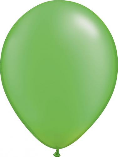 12 cm pärlemo limegrön ballong 100 pack