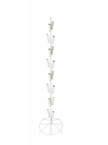 Ballongställning vit metall