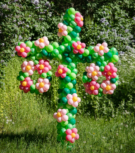 Midsommarstång av ballonger