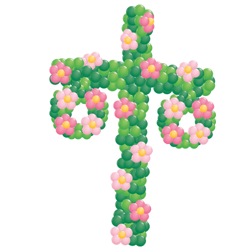 Midsommarstång av ballonger