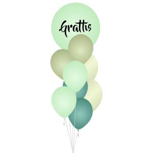 Grattis Grön - Bukett 903