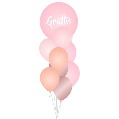 Bukett 903 - Grattis Rosa