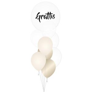 Grattis Vit - Bukett 903