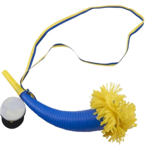 Studenthorn blå/gul