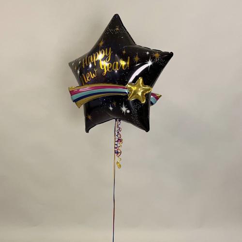 28" (71 cm) Happy New Year Shooting Star
