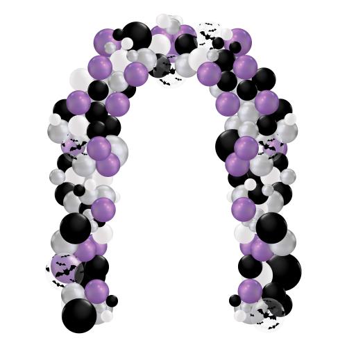 Organisk ballongbåge Halloween (6 m)