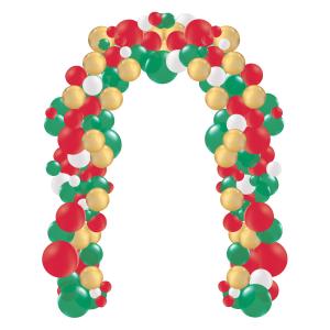 Organisk ballongbåge Jul (6 m)