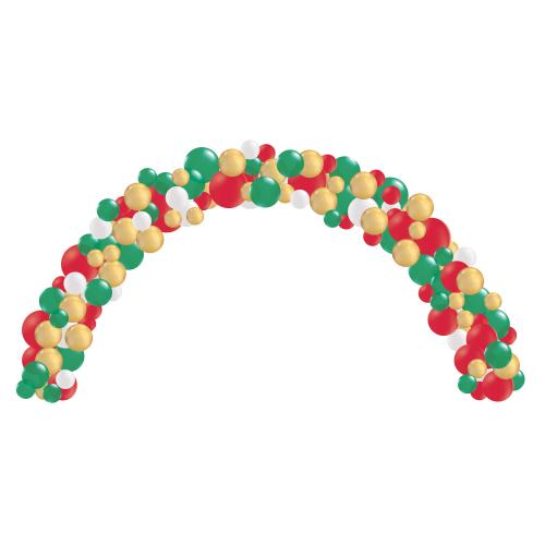 Organisk Ballongbåge Jul (8 m)