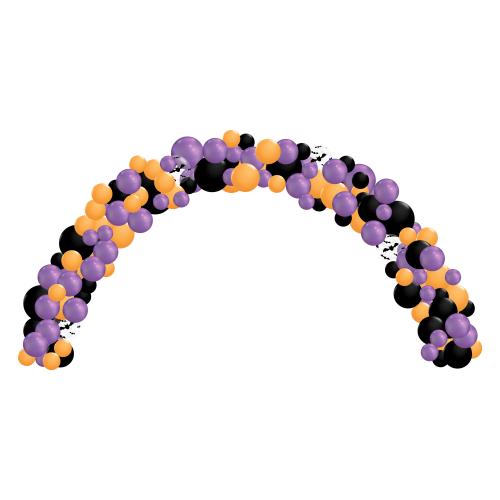 Organisk Ballongbåge Halloween (8 m)