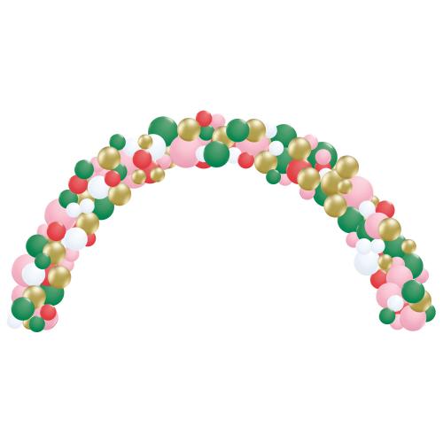 Organisk Ballongbåge 11m Jul - INOMHUS