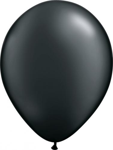 12 cm pärlemo svart ballong 100 pack