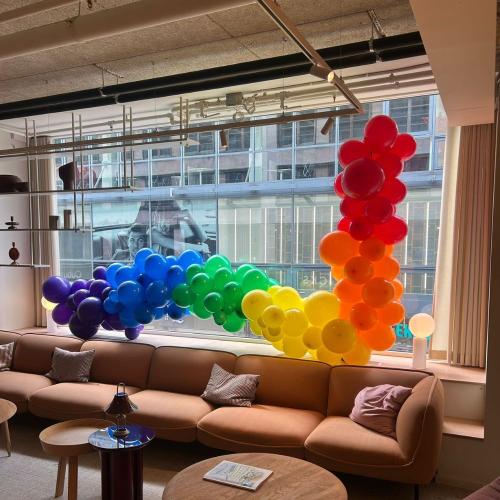 Organisk ballonggirlang Pride (5 meter)