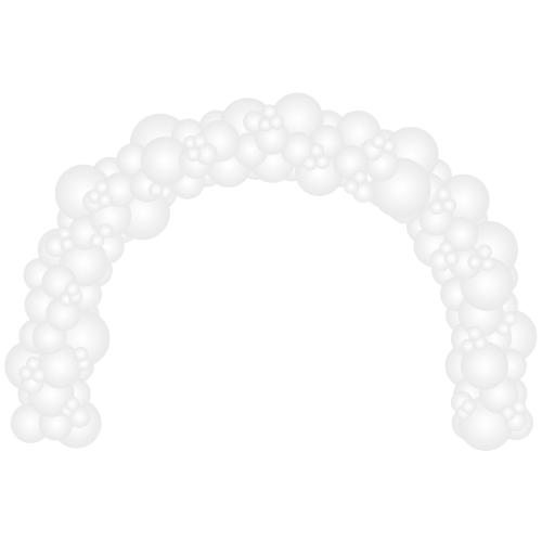 Organisk ballongbåge 11m - INOMHUS