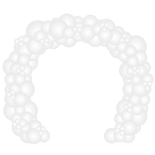 Organisk ballongportal 11m - INOMHUS