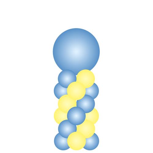 Ballongpelare Mini INOMHUS