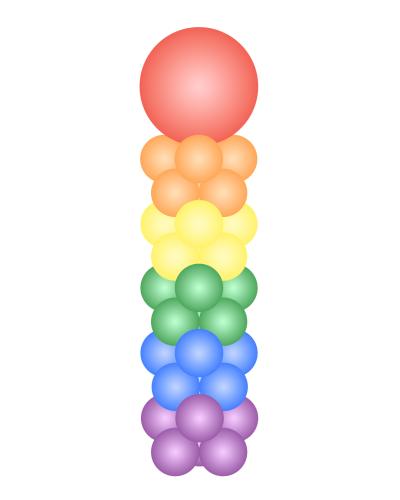 Ballongpelare Pride #3
