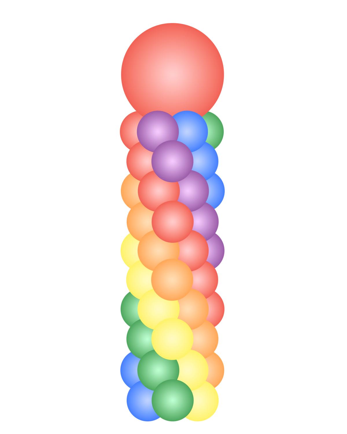 Ballongpelare Pride #6