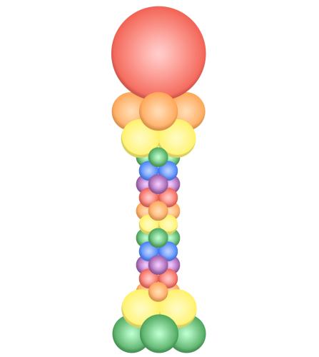 Ballongpelare Elegant INOMHUS