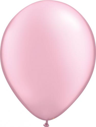 12 cm pärlemo rosa ballong 100 pack
