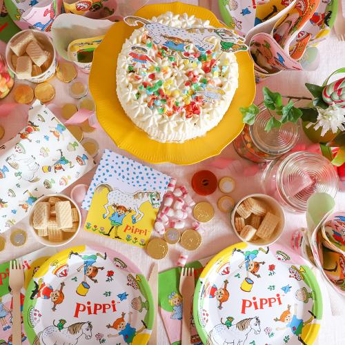 Papperstallrik Pippi