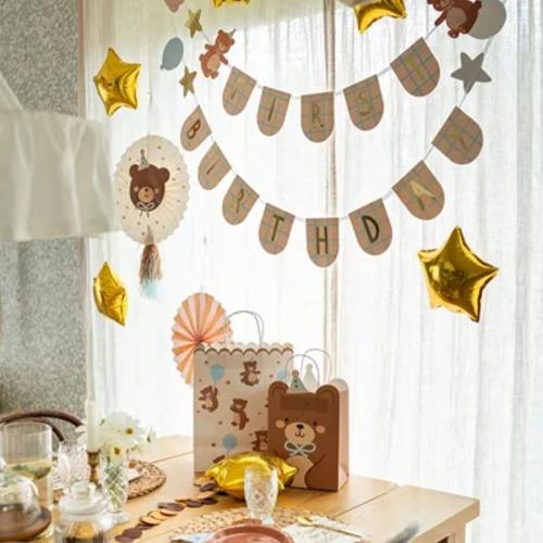 Presentpåse Nalle med ballong