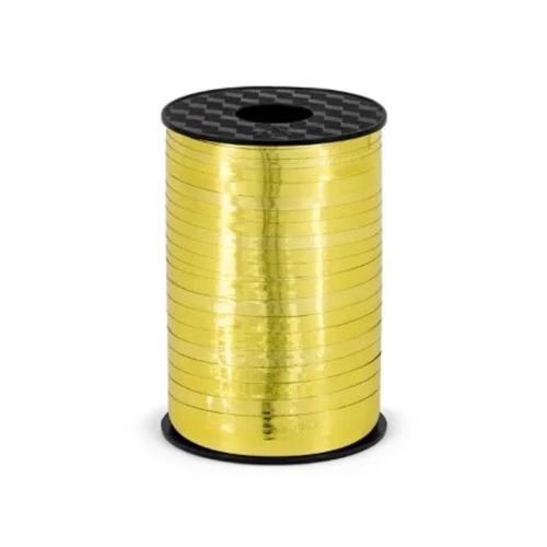 Presentsnöre metallic guld, 5mm/225m