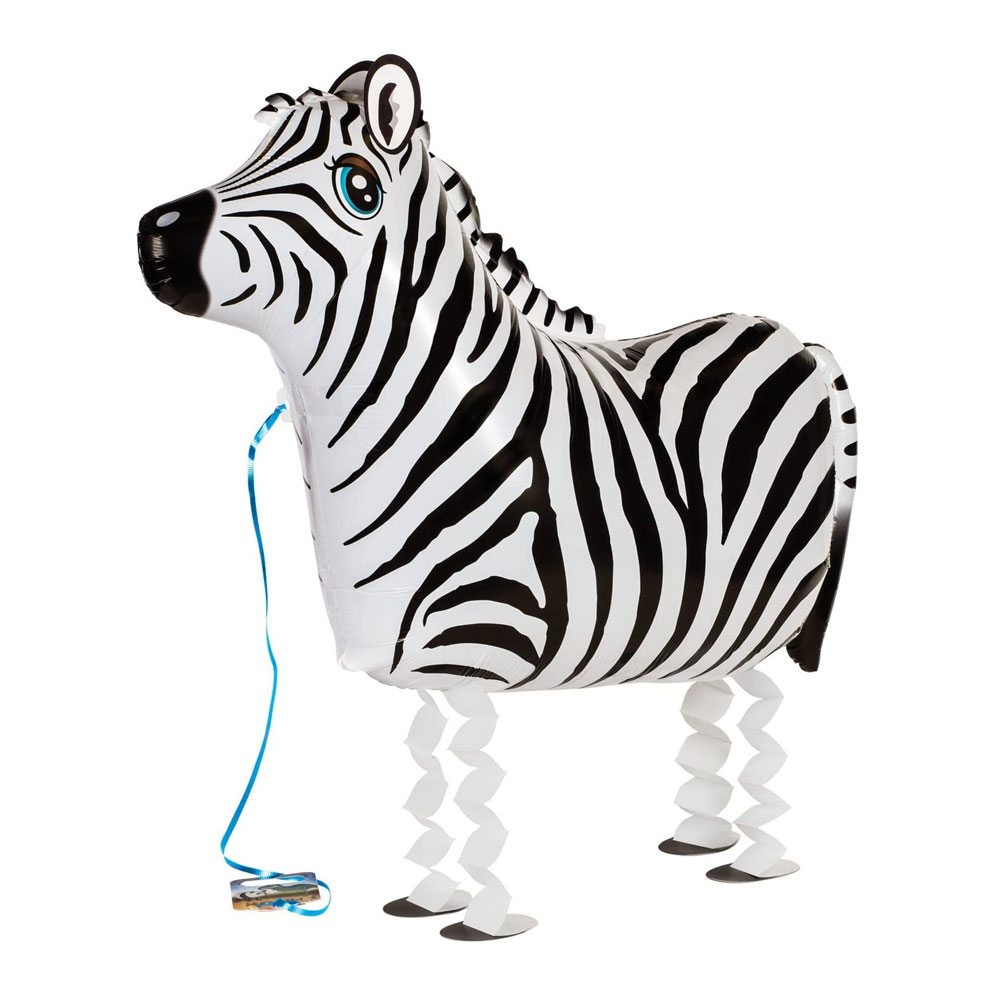 25" (63 cm) Gående Zebra