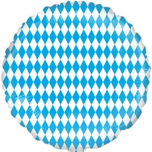 46cm Rutig Blå/Vit - S