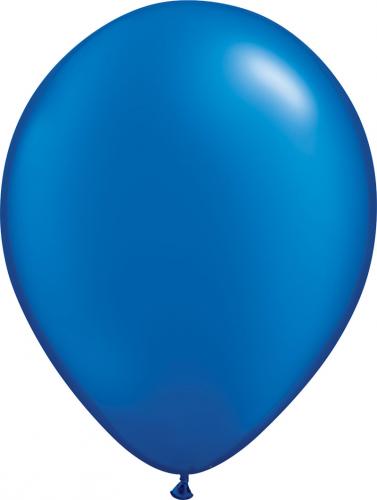 12 cm pärlemo safirblå ballong 100 pack