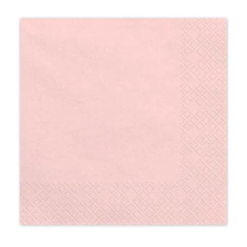 Ljusrosa Servetter