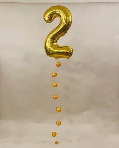 Ballonglina Siffra - 1st folie, 7st 12cm latex