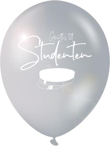 "Grattis till Studenten" Silver & Rosa - Bukett 101