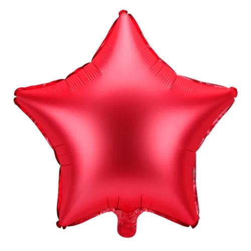 48cm Stjärna Matt Röd - S