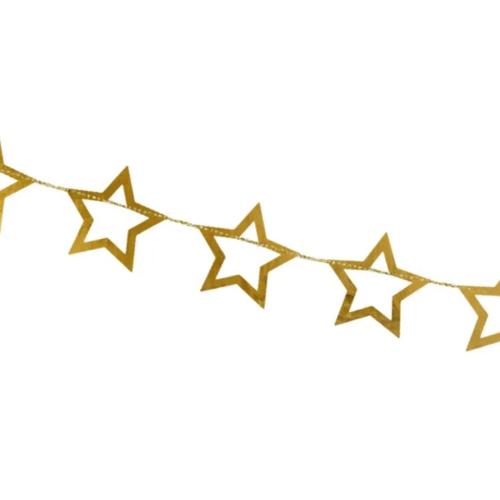 Girlang Guld Stjärnor