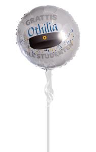 Utspringsballong Student inkl. namn (53cm)