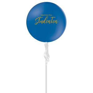 Utspringsballong Student (55 cm) Blå