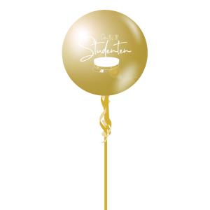 Utspringsballong Student (55 cm) Guld