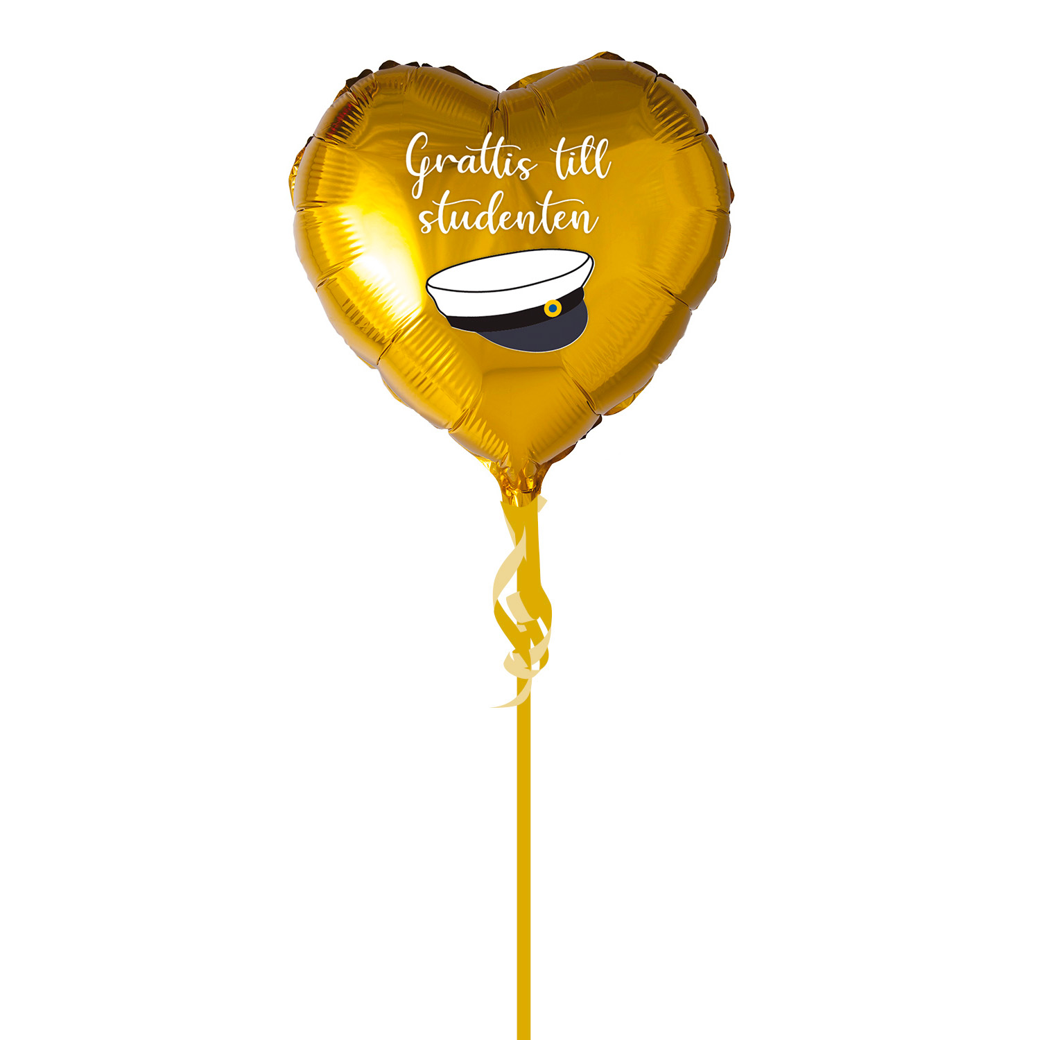 Utspringsballong Student (71 cm) Guldfolie