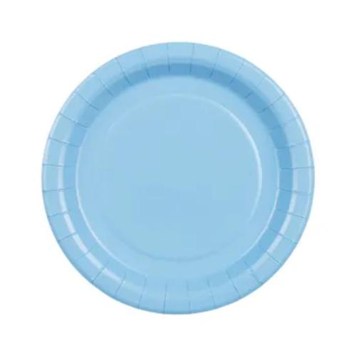 Ljusblå Tallrik