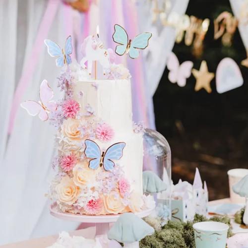 Dessertdekoration Fjäril