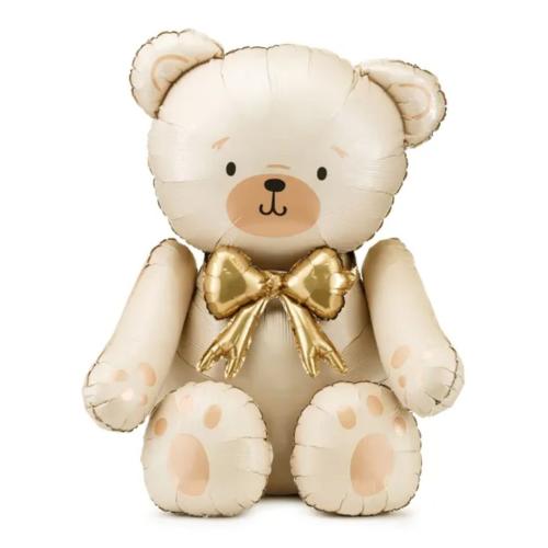 84cm Sittande Teddybjörn Cream
