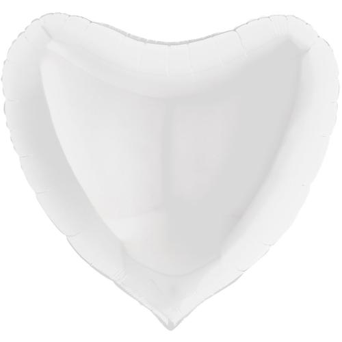 80cm Hjärta Vit - XXXL