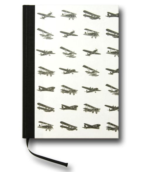 Notebook with aeroplanes A6