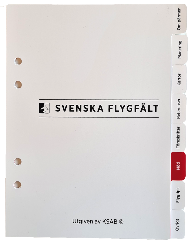 Svenska Flygfält Ämnesregister