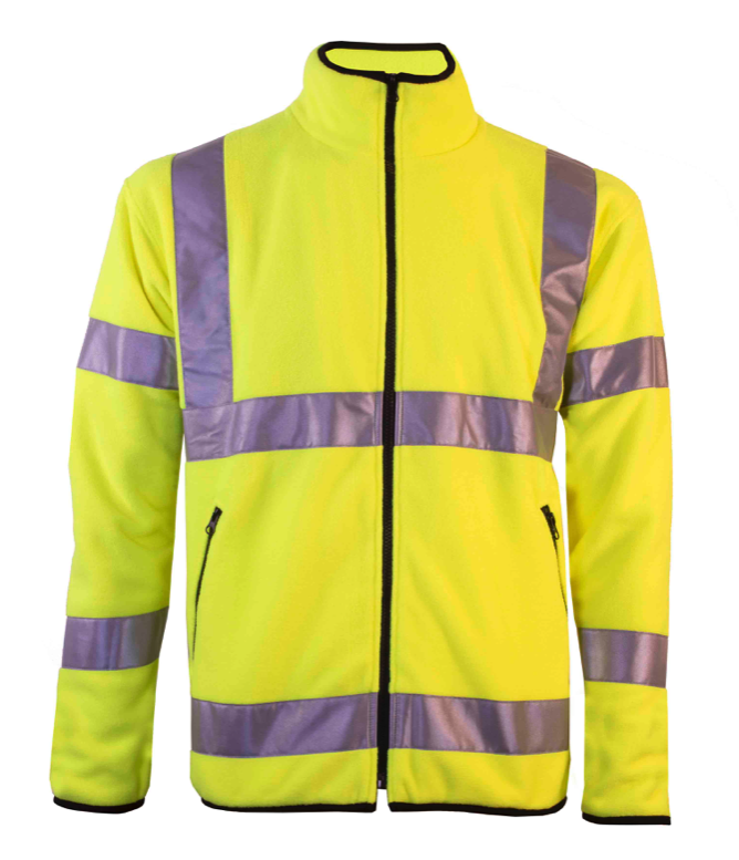 Hi-Vis Micro fleece jacket yellow