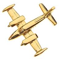 CESSNA 340 Pin Guld