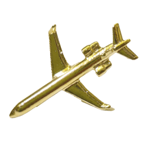 Bombardier CRJ900 Pin Guld
